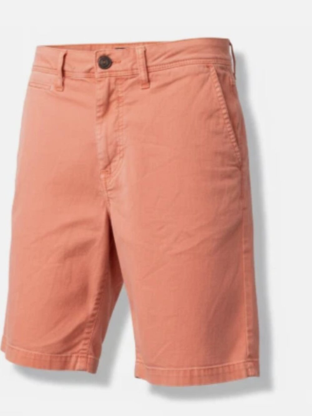 American Eagle Mens Chino Shorts 30x9 Coral Orange Flat Front Casual EUC